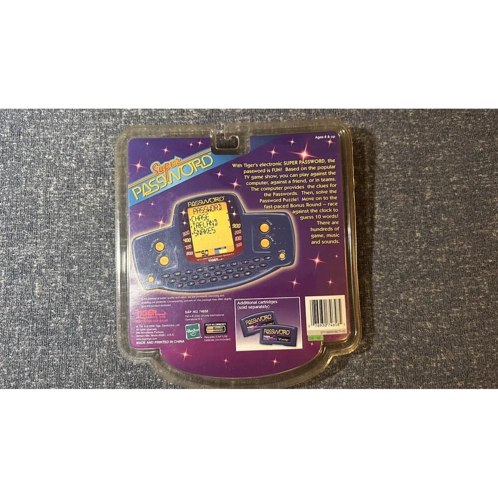 Tiger Electronics Super Password Brand New & Sealed 2000